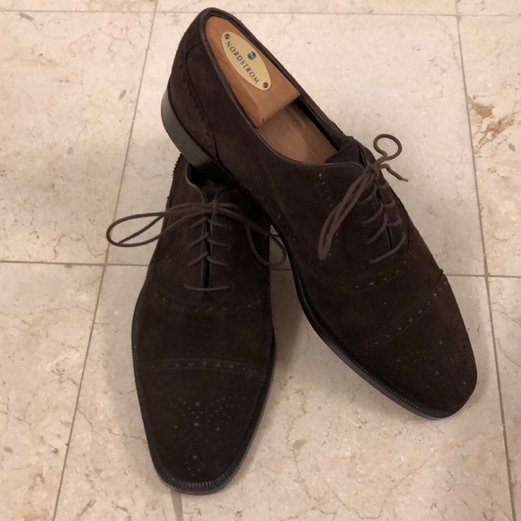 Lorenzo Banfi Other - WINGTIP IN BROWN SUEDE. HANDMADE IN SPAIN BY LORENZO BANFI US SIZE 10.5